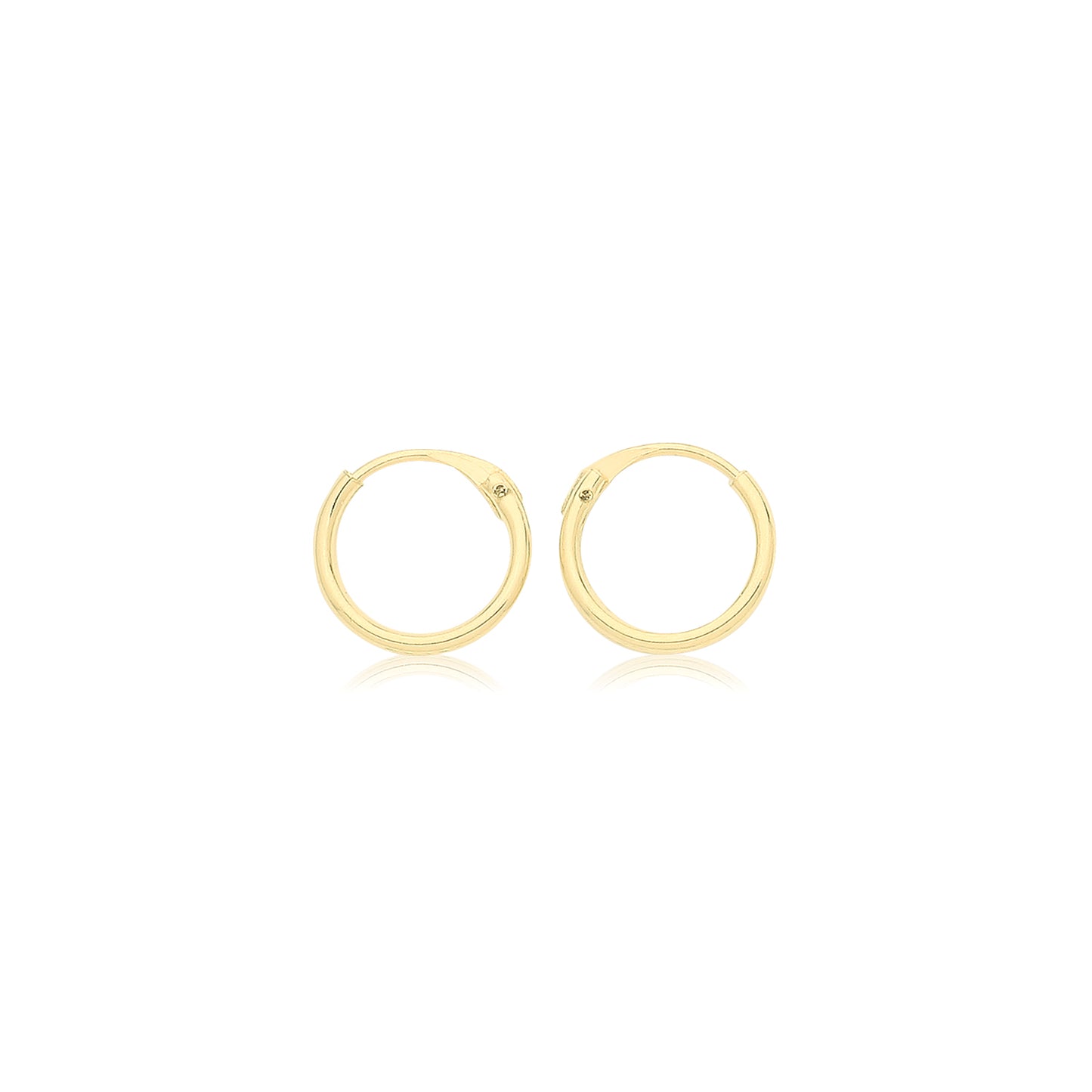 9ct Gold 6mm Sleeper Earrings - John Ross Jewellers