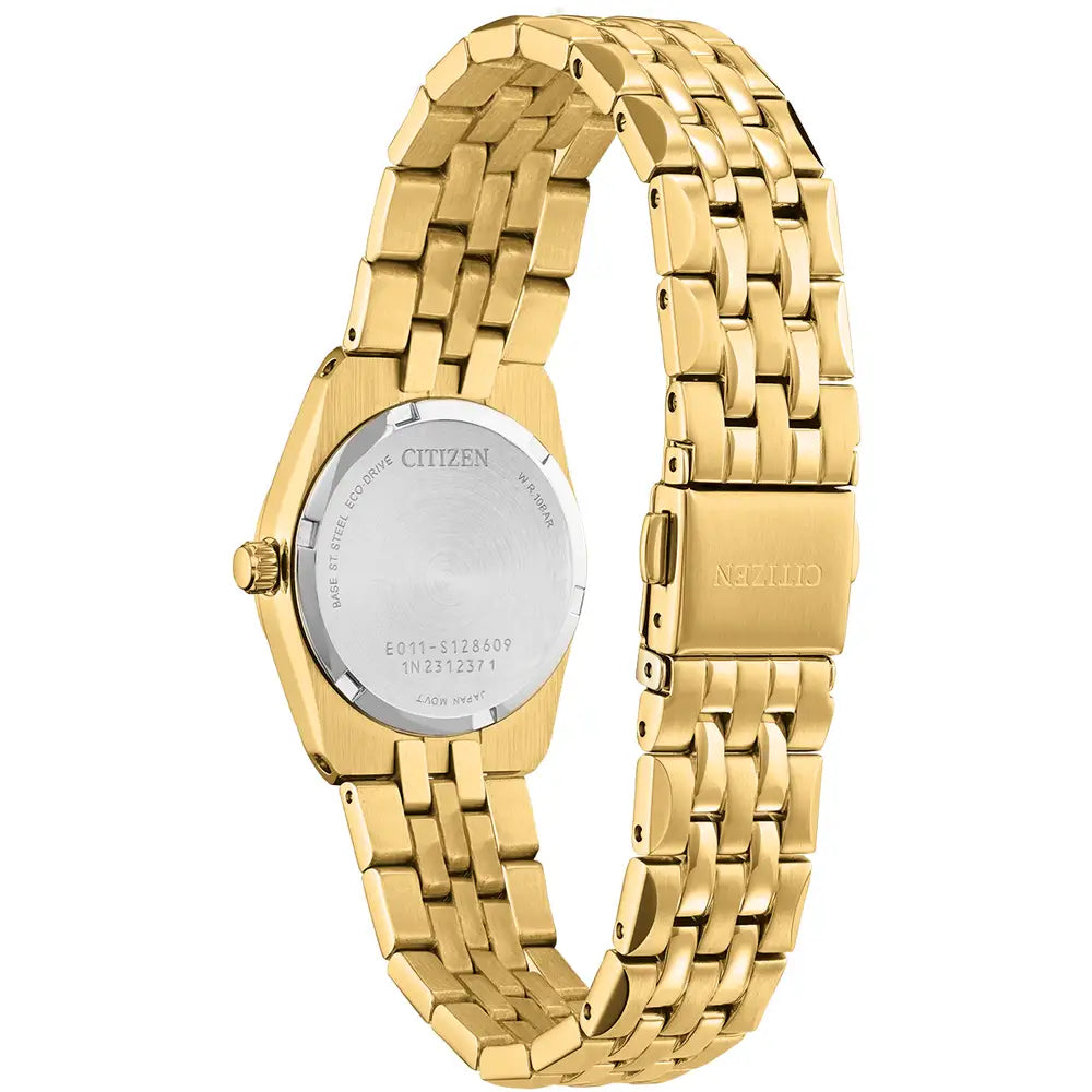 Citizen Gold Ladies' Bracelet Eco-Drive Watch - John Ross Jewellers