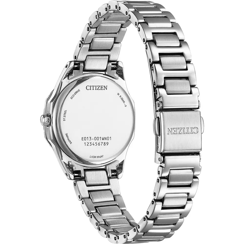 Citizen Octavia Diamond Silver Ecodrive Ladies Watch - John Ross Jewellers