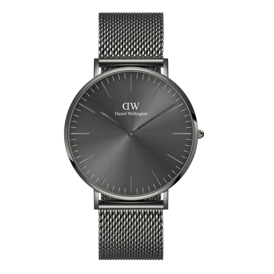 Daniel Wellington Classic Mesh Graphite | 40mm - John Ross Jewellers