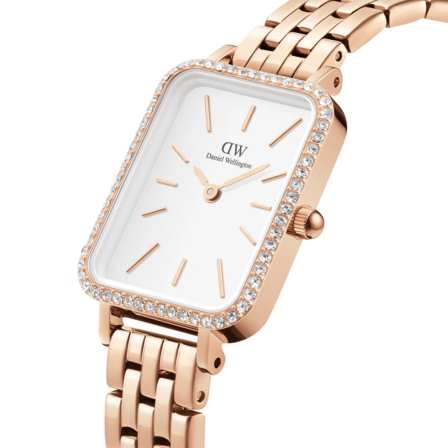 Daniel Wellington Quadro Lumine Bezel 5-Link | Melrose - John Ross Jewellers