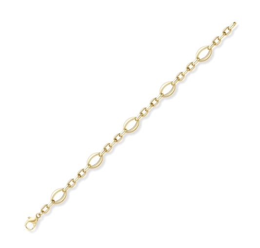 9ct Gold Fancy & Chunky Bracelet