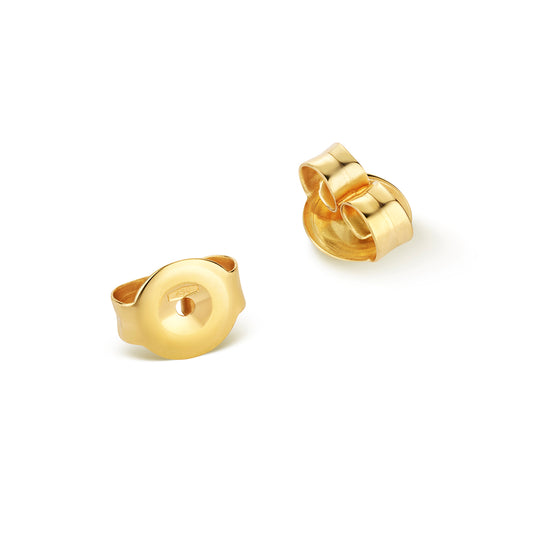 9ct Yellow Gold Butterfly Earring Backs | 5mm - John Ross Jewellers