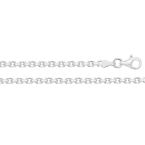 Silver Diamond Cut Belcher Chain - John Ross Jewellers
