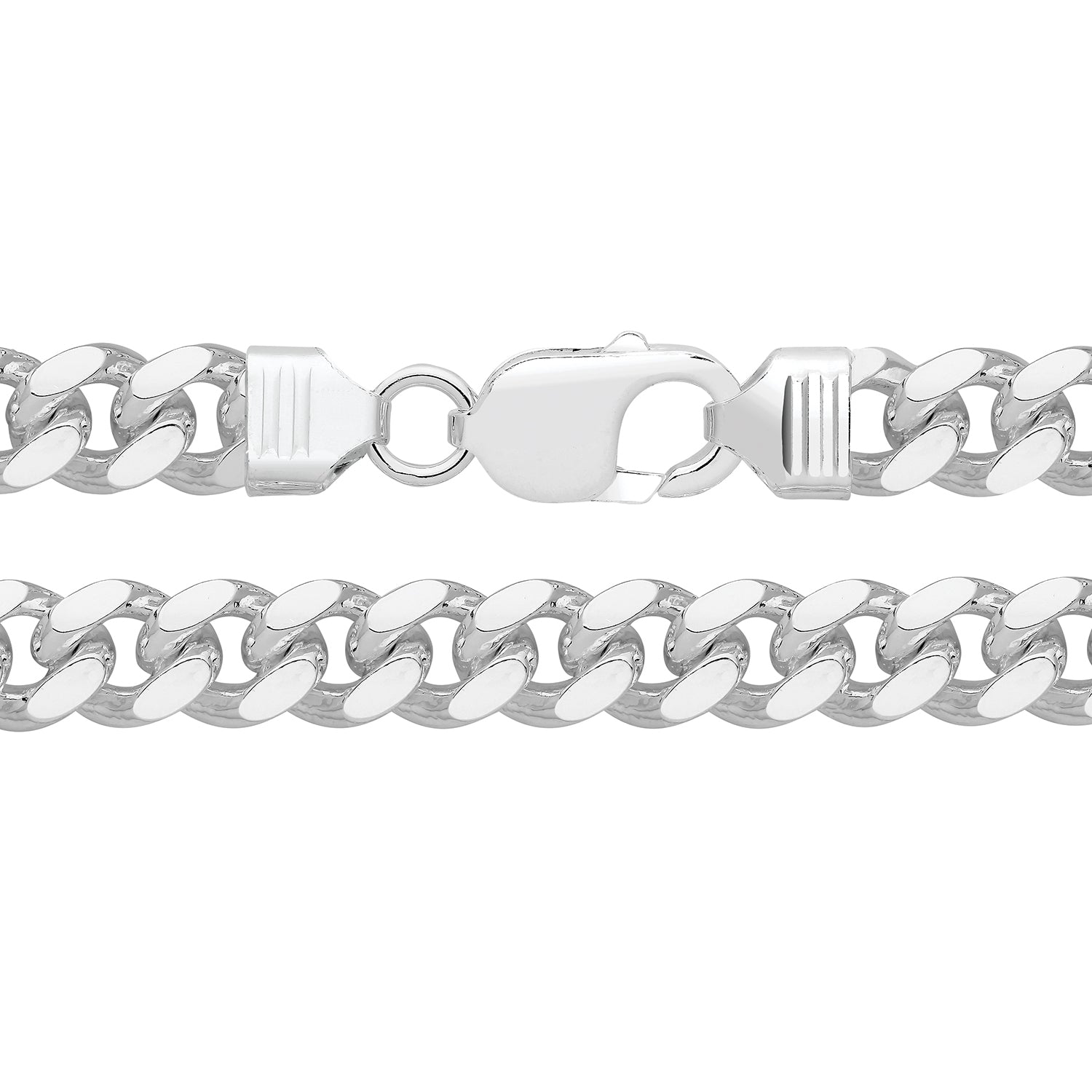 Silver Cuban Link Necklace - John Ross Jewellers