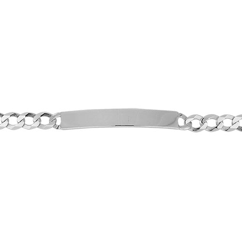 Silver Identity Bracelet - 7.5"