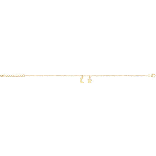 Sunshine Moon & Star Charm Bracelet