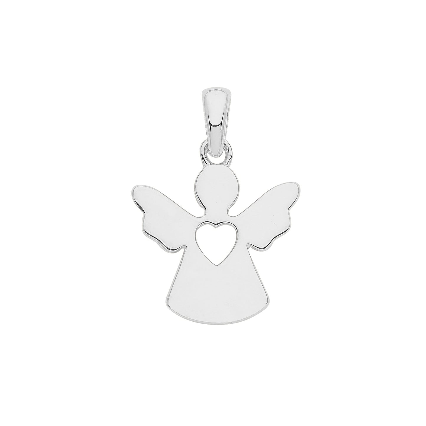 Silver Guardian Angel Necklace - John Ross Jewellers