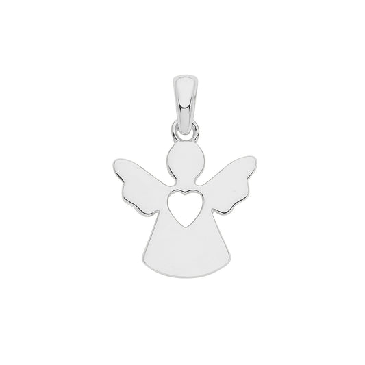 Silver Guardian Angel Necklace - John Ross Jewellers