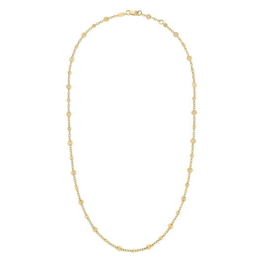 9ct Gold Discs Necklace - John Ross Jewellers