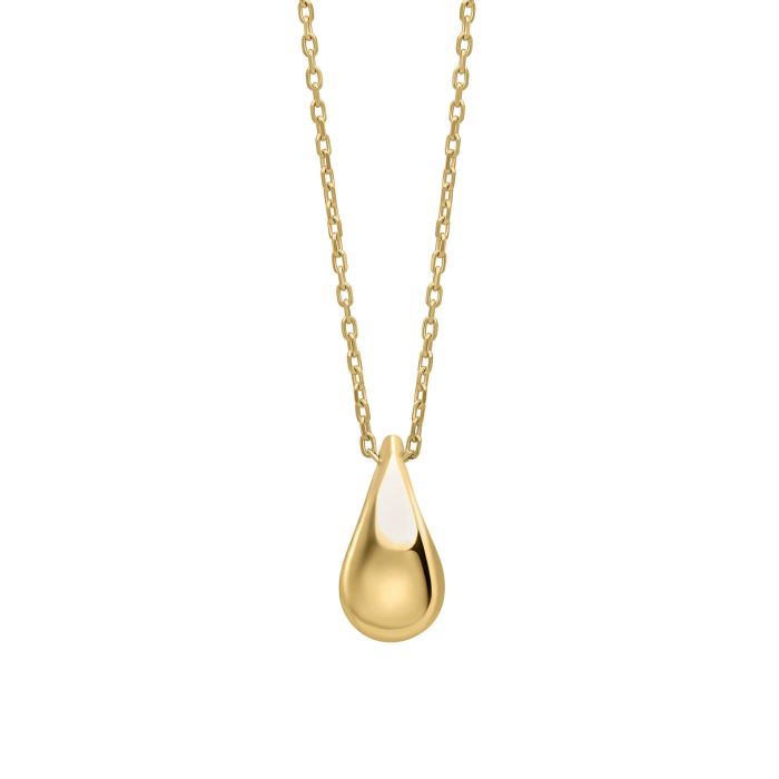 9ct Gold Teardrop Necklace