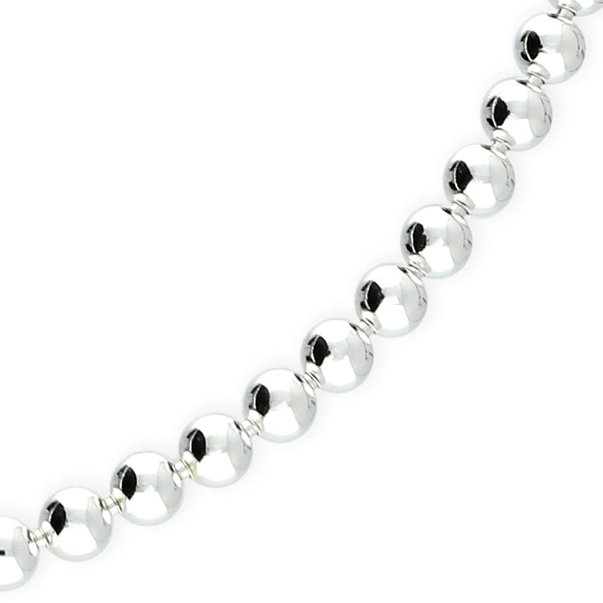 Silver Gents Beaded Bracelet - John Ross Jewellers