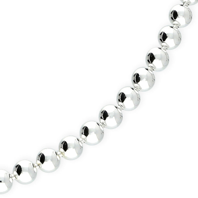 Silver 18” Bead Chain - John Ross Jewellers