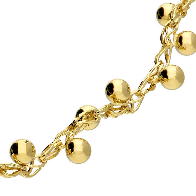 Sunshine Spheres Twist Necklace