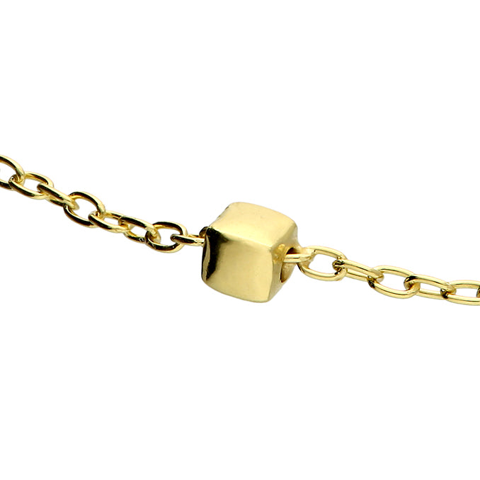 CME Sunshine Pretty Cubes bracelet featuring colorful cube beads on a delicate chain, stylish and vibrant jewelry accessory.