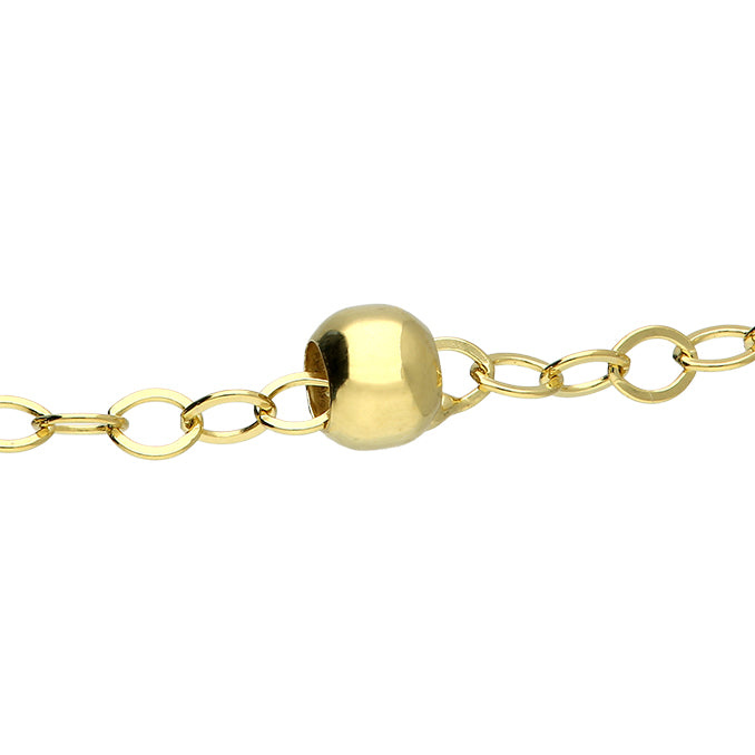 CME Sunshine Station bracelet featuring colorful beads on a silver chain, stylish jewelry accessory for casual wear