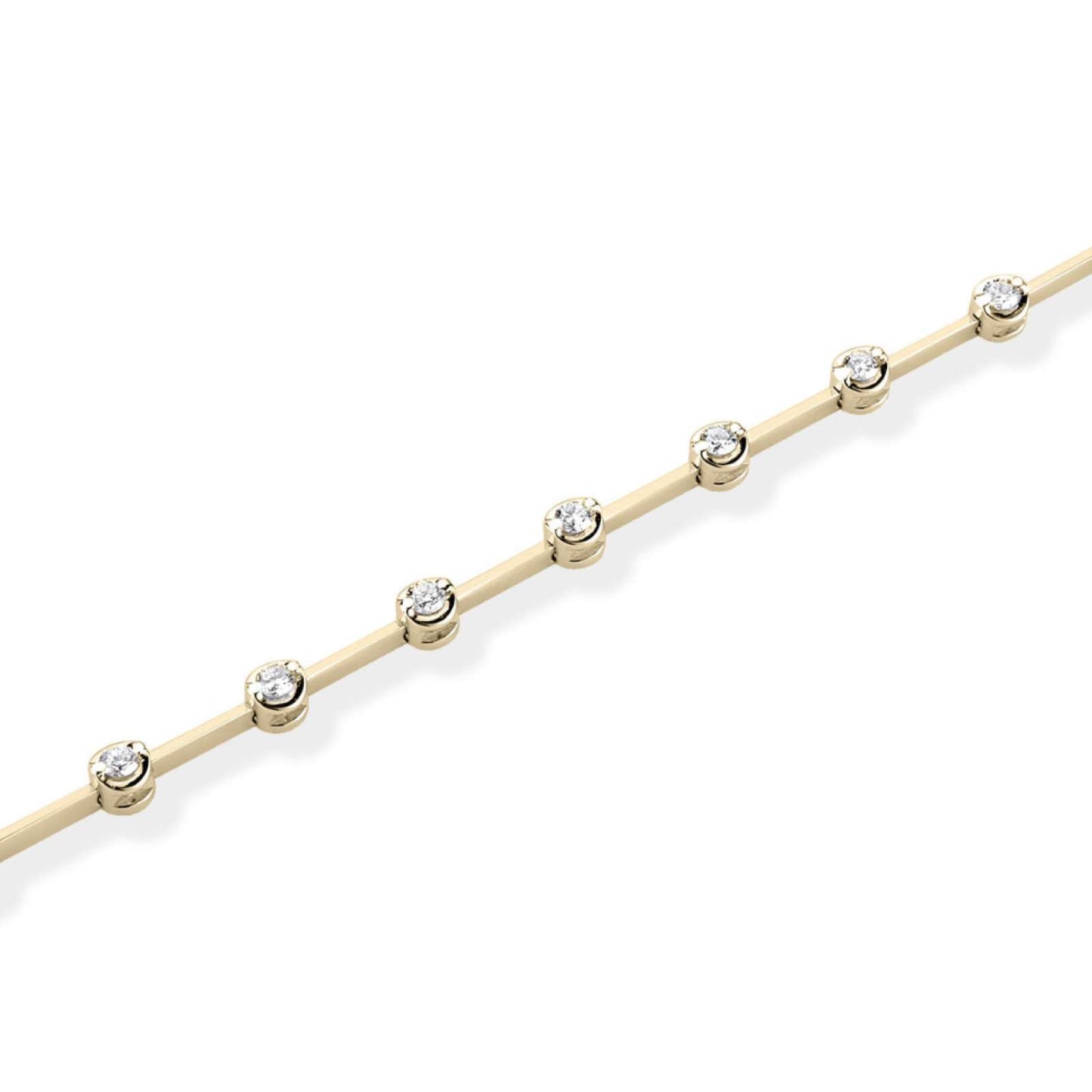 18ct Gold 0.50ct Diamond Bracelet - John Ross Jewellers
