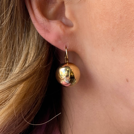 Sunshine Ball Drop Earrings | 15mm - John Ross Jewellers