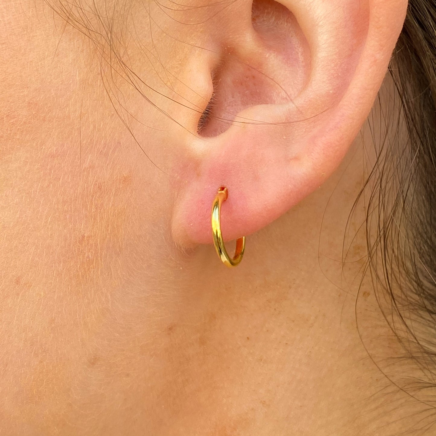 Sunshine 12mm Hoop Earrings - John Ross Jewellers