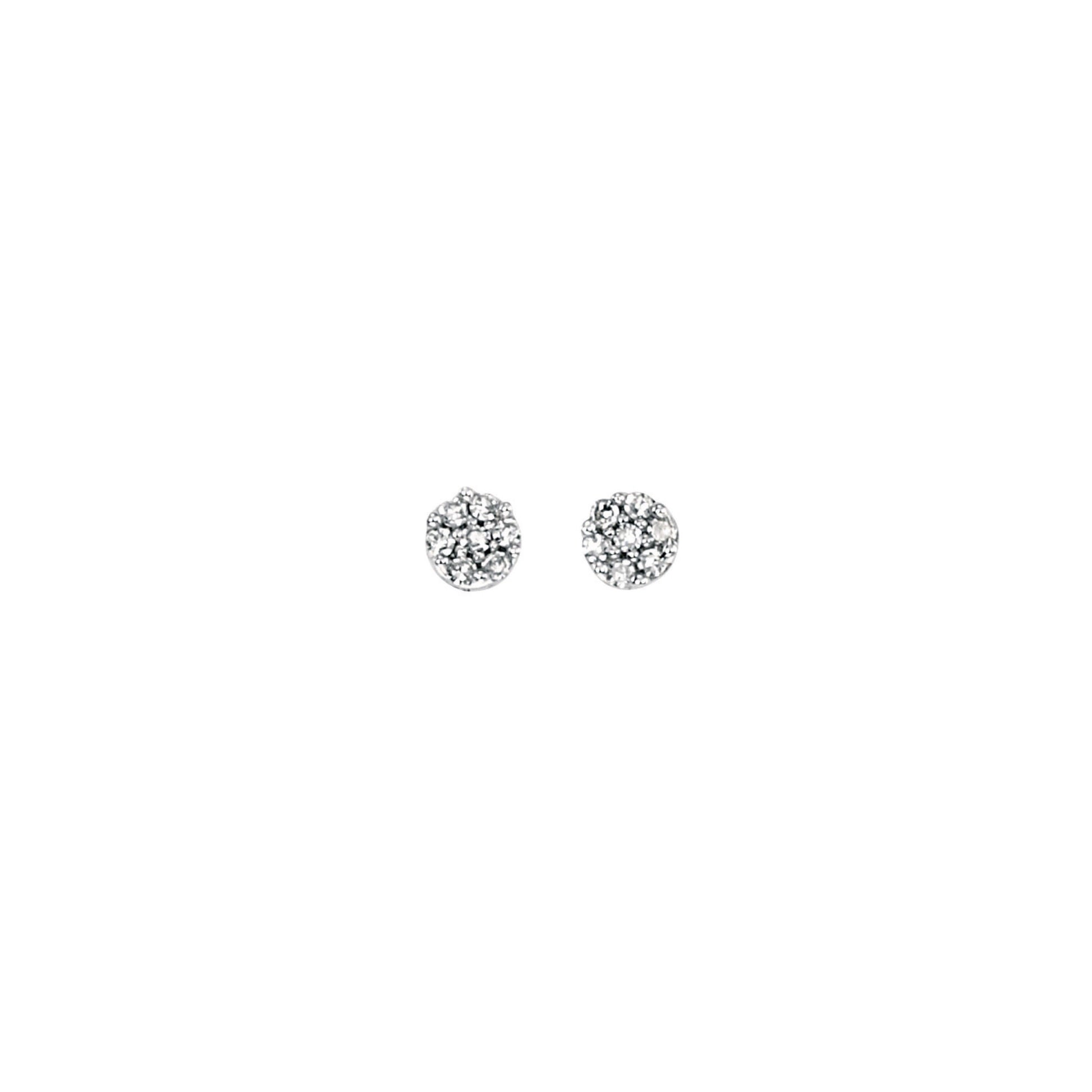 9ct White Gold Totsy Diamond Stud Earrings - John Ross Jewellers