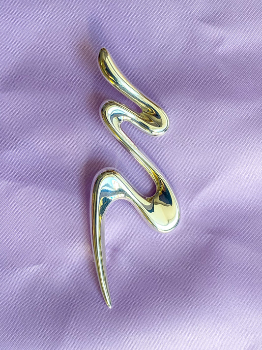 Silver Stylish Brooch - John Ross Jewellers