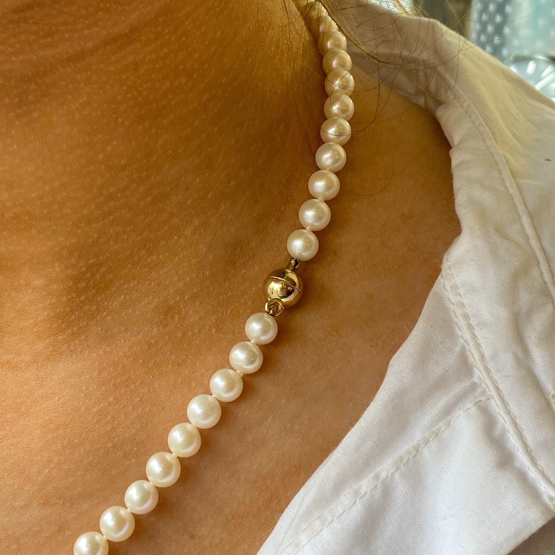 Freshwater Pearl Necklace | 19” - John Ross Jewellers