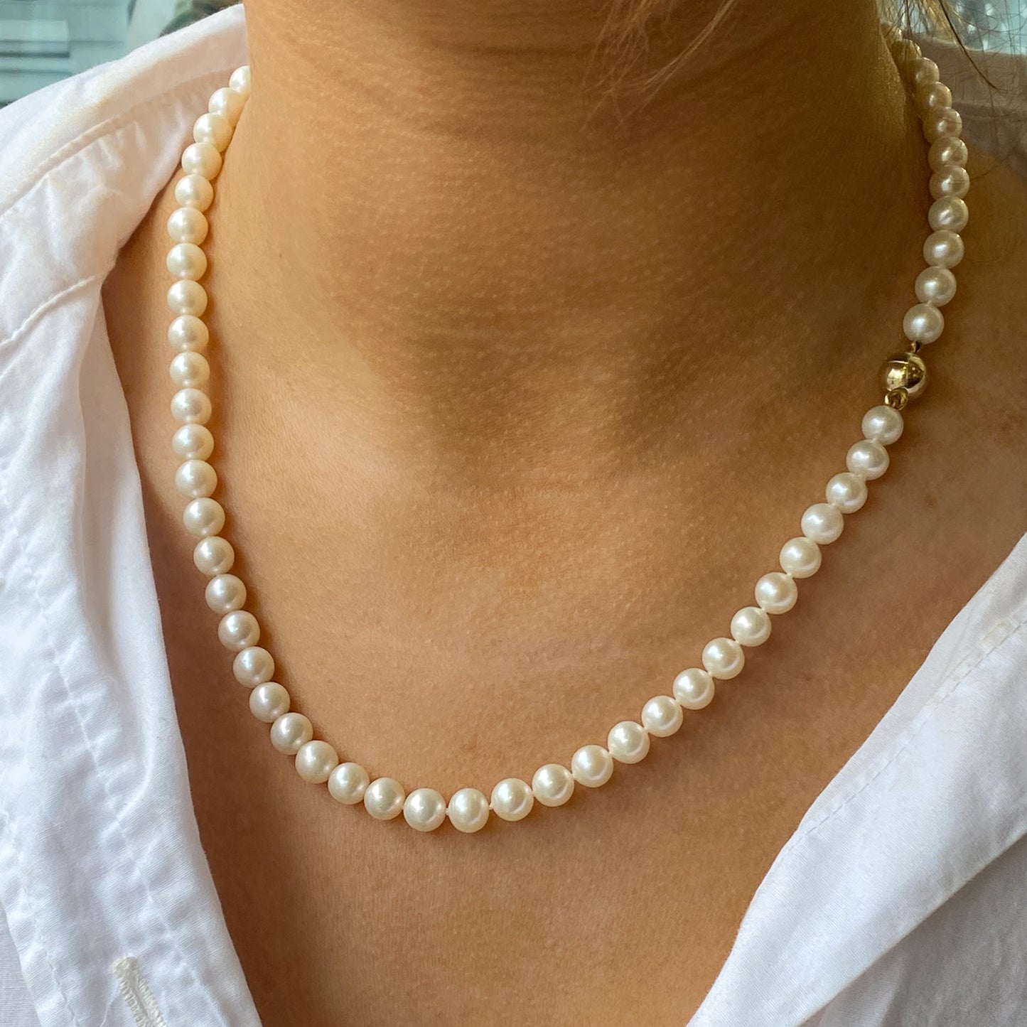 Freshwater Pearl Necklace | 19” - John Ross Jewellers