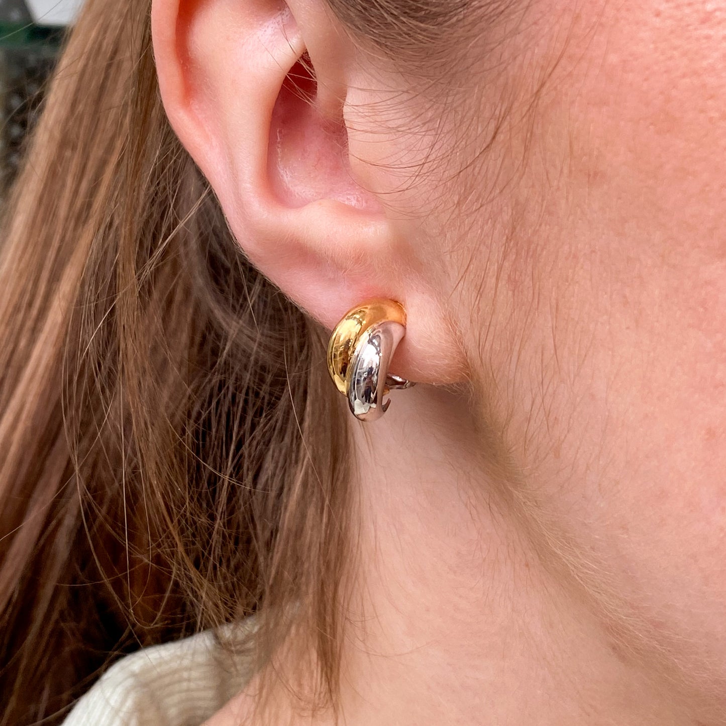 Clip on Earrings - Gold & Silver - John Ross Jewellers