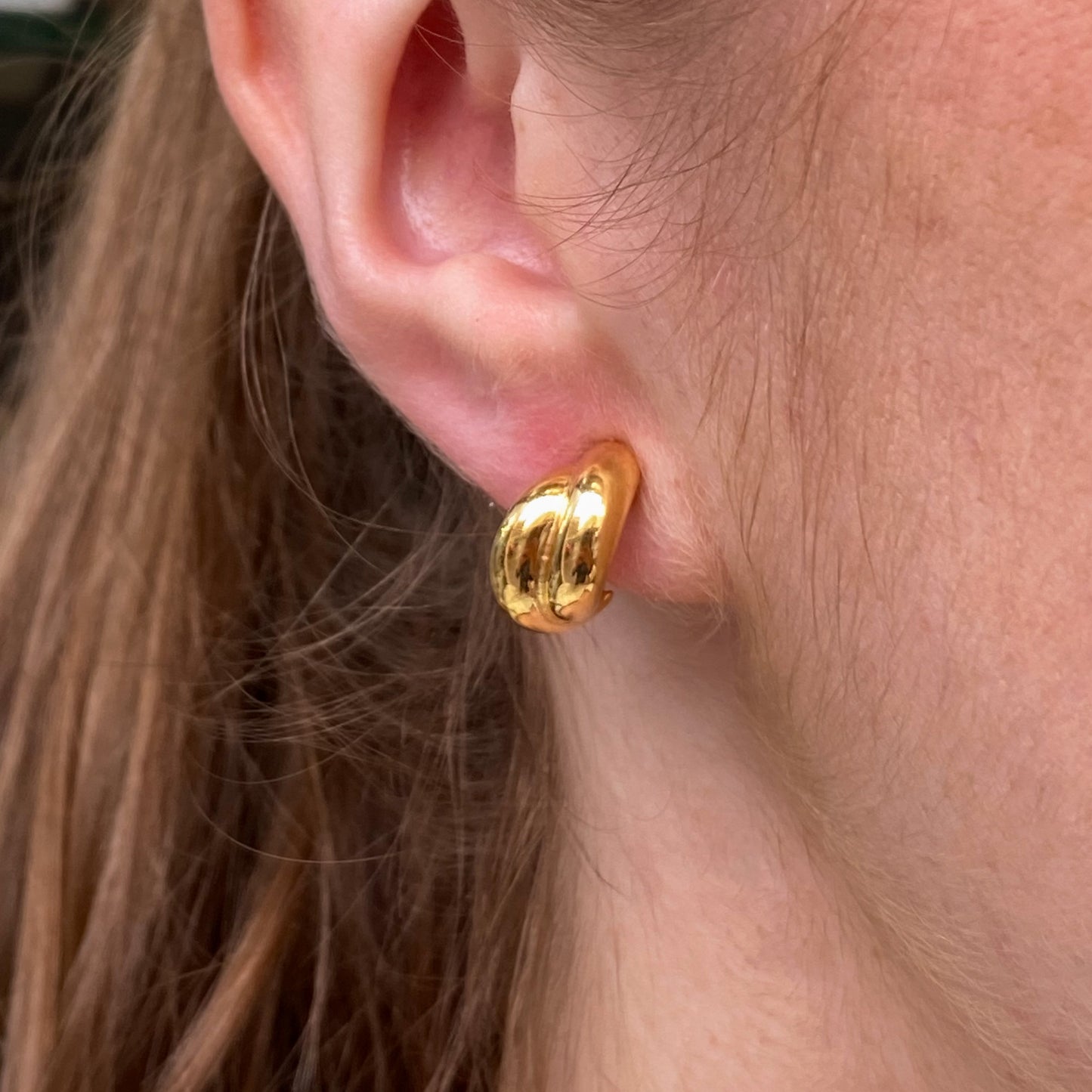 Clip on Earrings - Gold - John Ross Jewellers