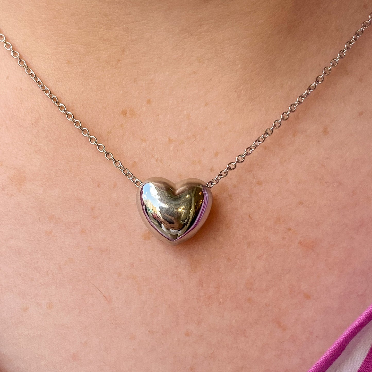 Silver Heart Necklace - John Ross Jewellers