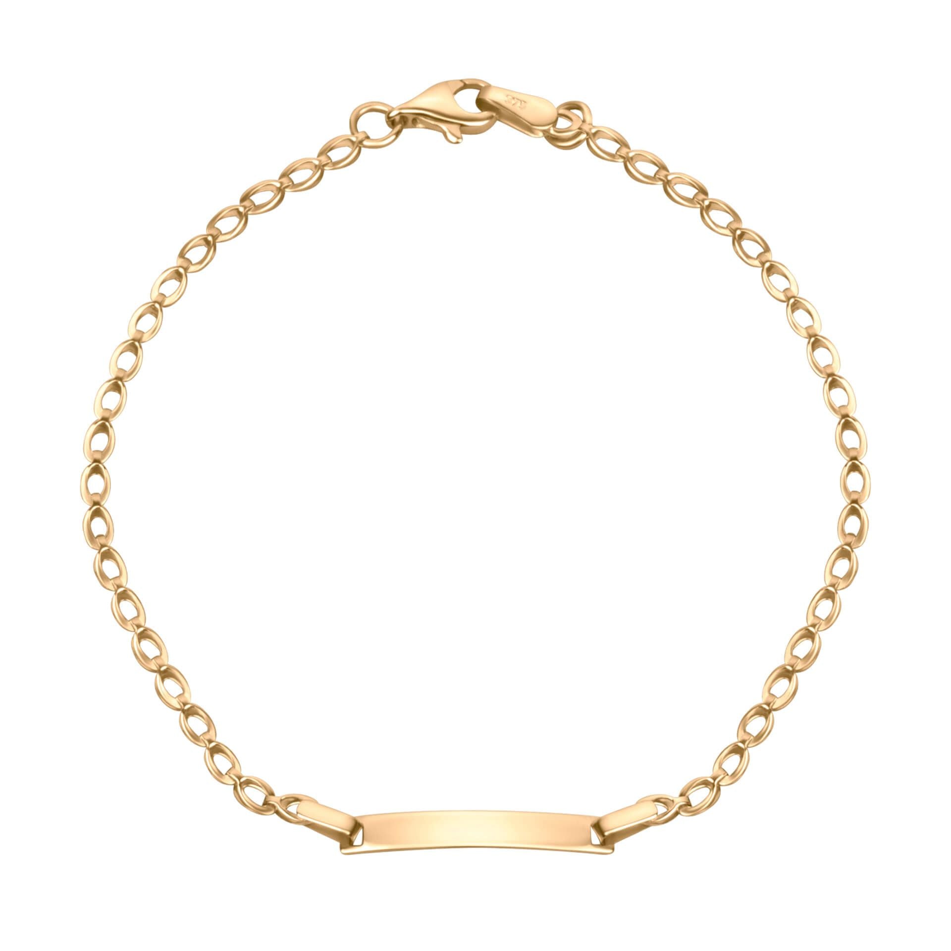 9ct Gold Identity Bracelet - John Ross Jewellers