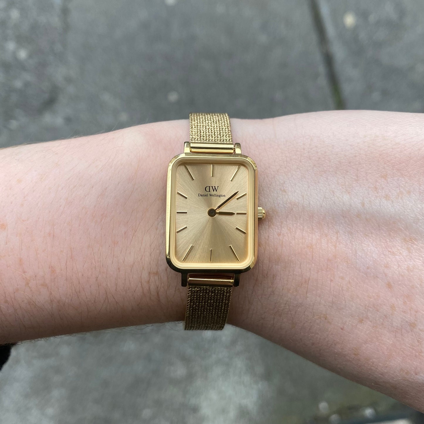 Daniel Wellington Quadro Pressed Unitone | Gold - John Ross Jewellers