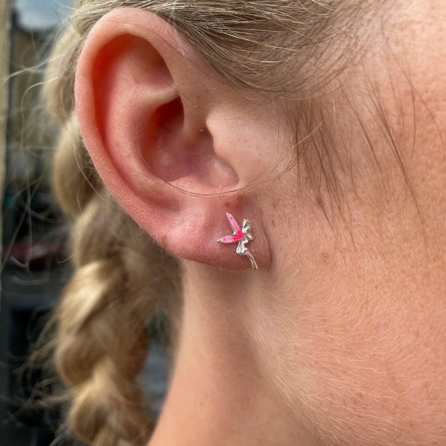 Fluttering Fairy Stud Earrings - John Ross Jewellers