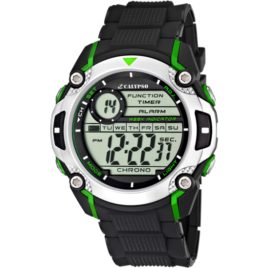 Q&Q Calypso Gents Digital Watch | Green