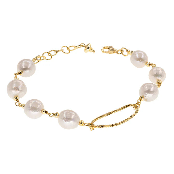 Baroque Bracelet | Marsia | Freshwater Pearl - John Ross Jewellers