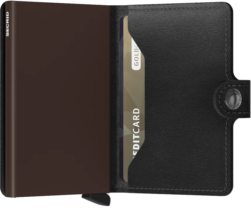 SECRID Miniwallet Original Black-Brown - John Ross Jewellers