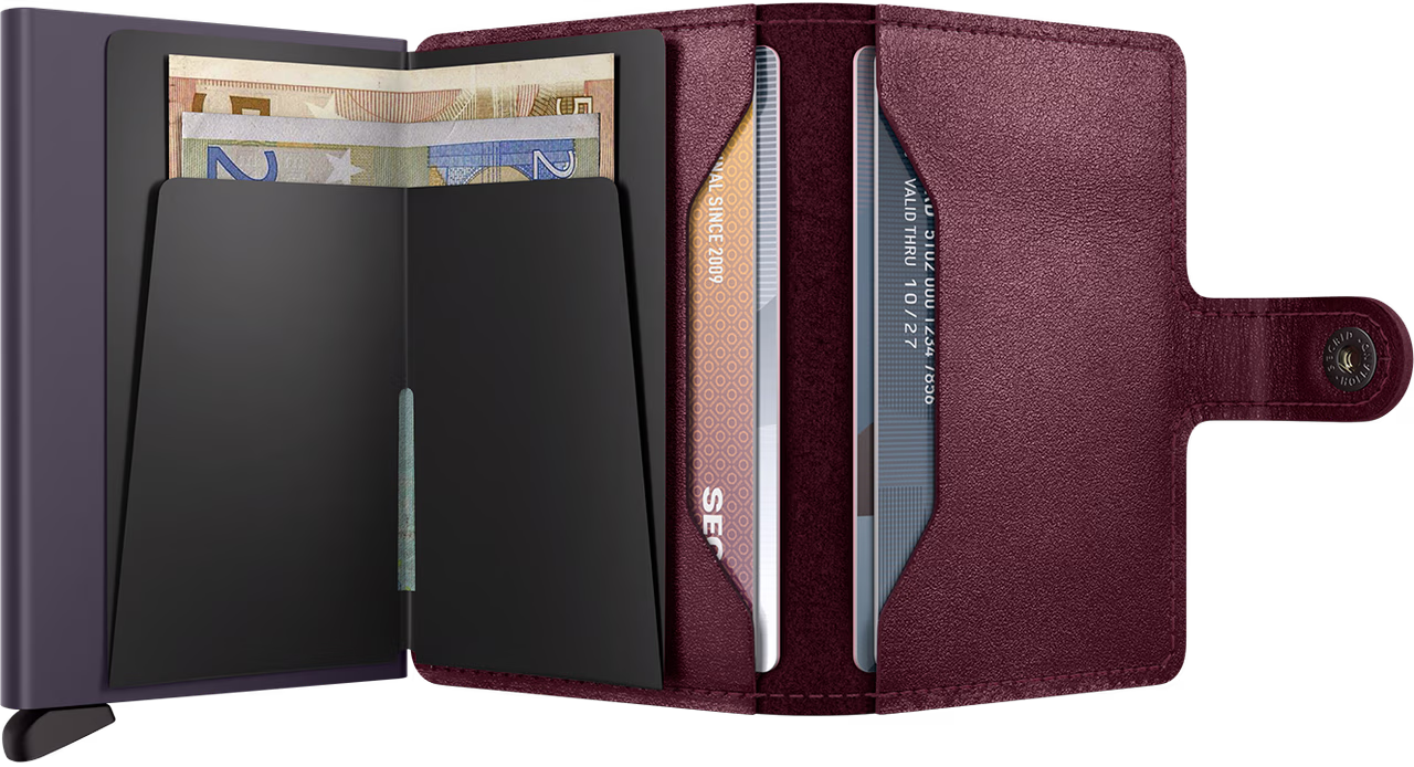 SECRID Miniwallet Original Cranberry - John Ross Jewellers