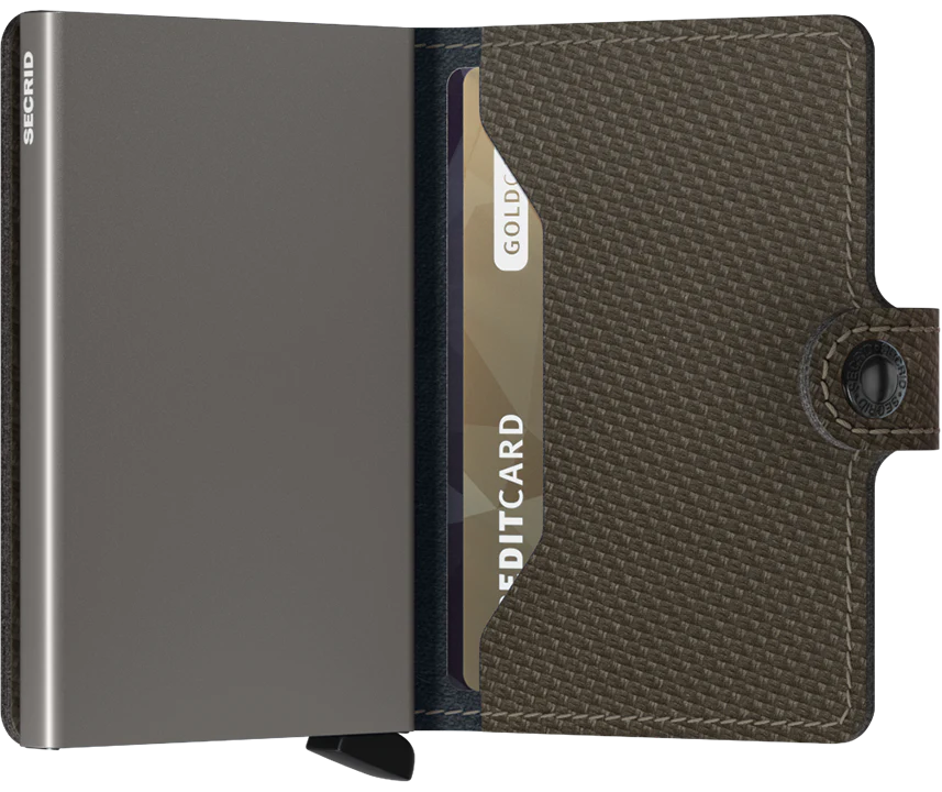 SECRID Miniwallet Carbon Khaki - John Ross Jewellers