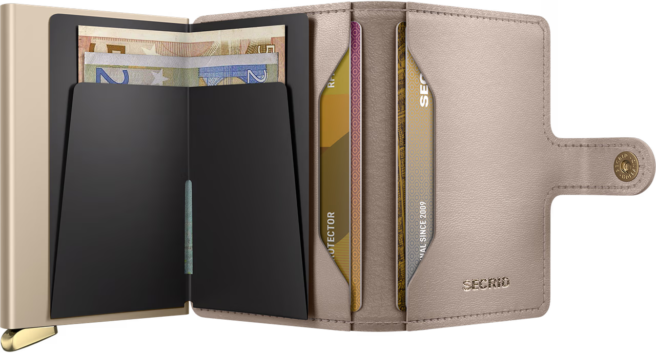 SECRID Premium Miniwallet Diamond Emboss Chalk - John Ross Jewellers