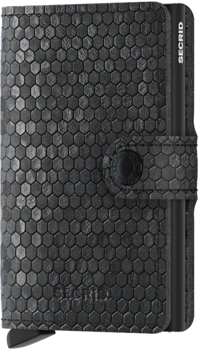 SECRID Miniwallet Hexagon Black - John Ross Jewellers