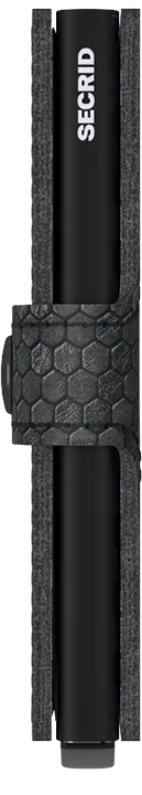 SECRID Miniwallet Hexagon Black - John Ross Jewellers