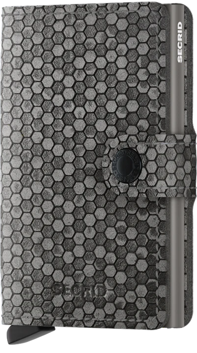 SECRID Miniwallet Hexagon Grey - John Ross Jewellers