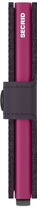 SECRID Miniwallet Matte Dark Purple & Fuchsia - John Ross Jewellers