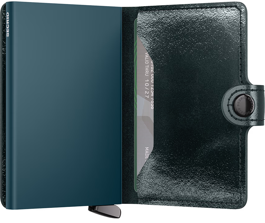 SECRID Premium Miniwallet + Naplak Bottle Green - John Ross Jewellers