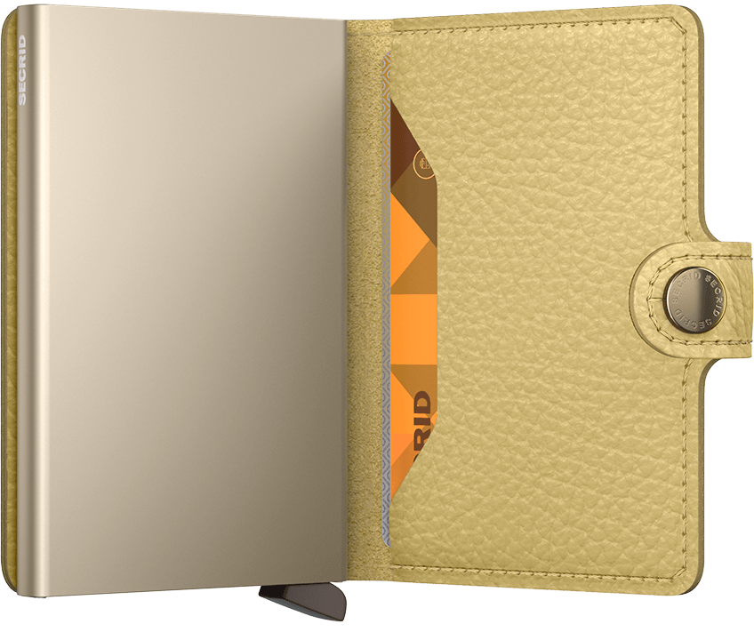 SECRID Miniwallet Pebble Butter Yellow - John Ross Jewellers