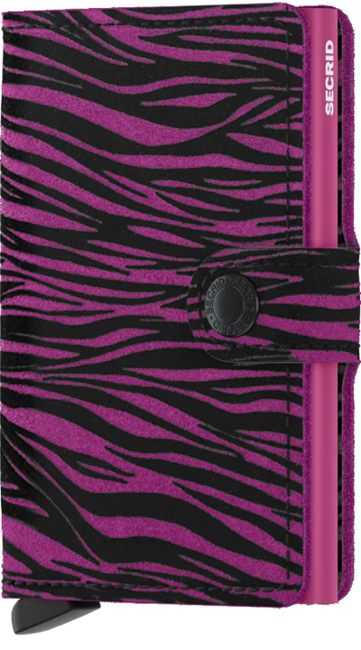 SECRID Miniwallet Zebra Fuchsia - John Ross Jewellers