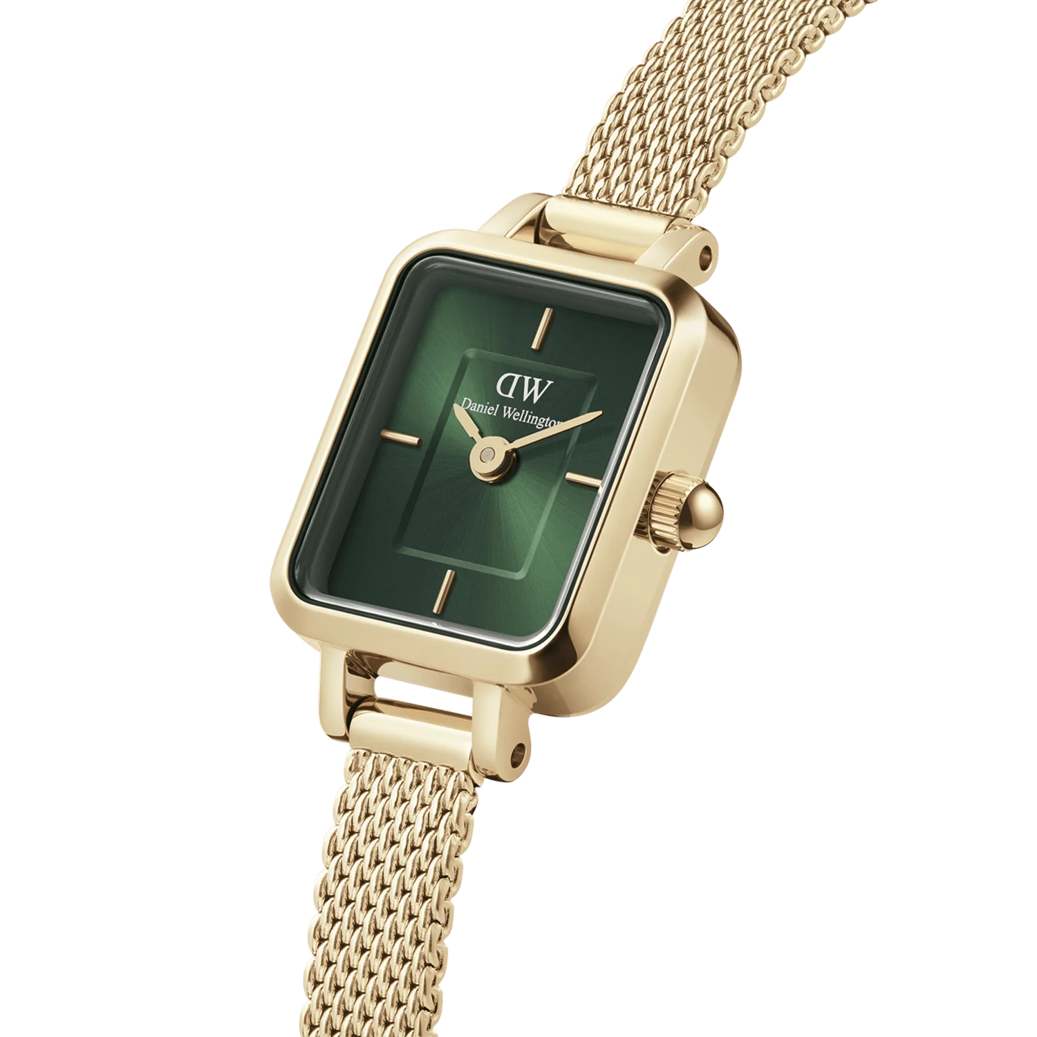 Daniel Wellington Watch Quadro Mini Evergold | Emerald - John Ross Jewellers