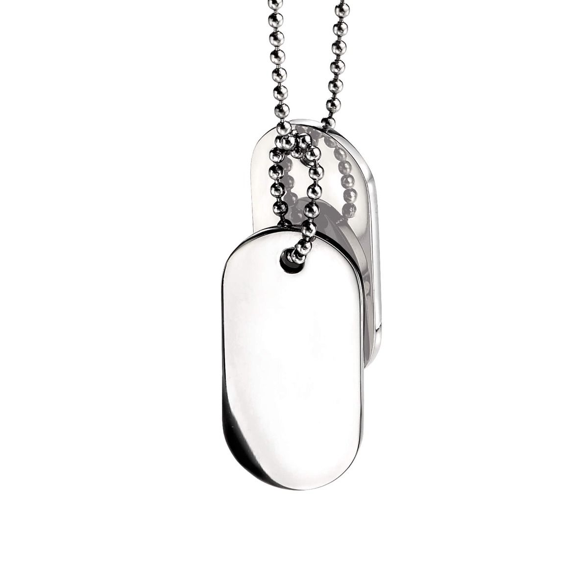 Fred Bennett Steel Dog Tag Necklace - John Ross Jewellers