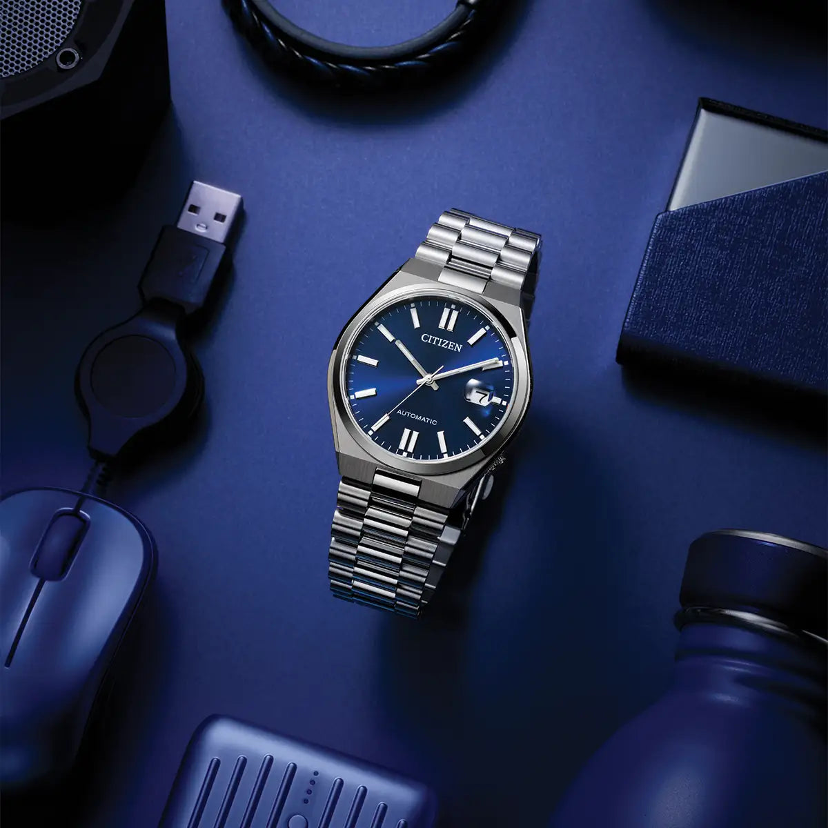 Citizen TSUYOSA Automatic Watch | Steel Blue - John Ross Jewellers