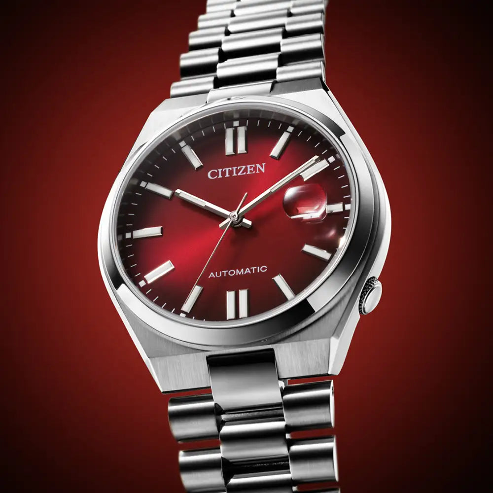 Citizen TSUYOSA Automatic Watch | Gradient Red